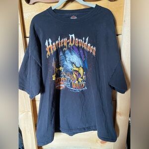 Harley-Davidson "Born Wild" eagle t-shirt